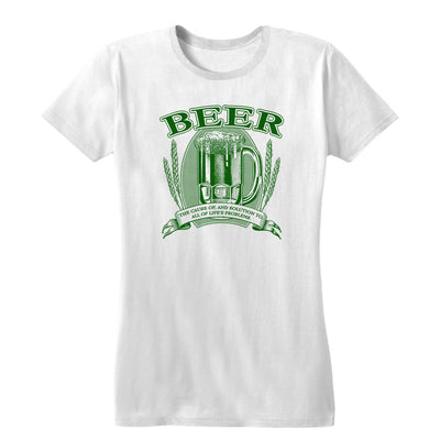 Beer, Cause and Solution Women's Tee