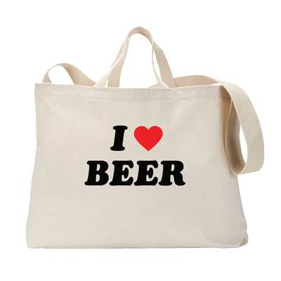 I Love Beer Tote Bag