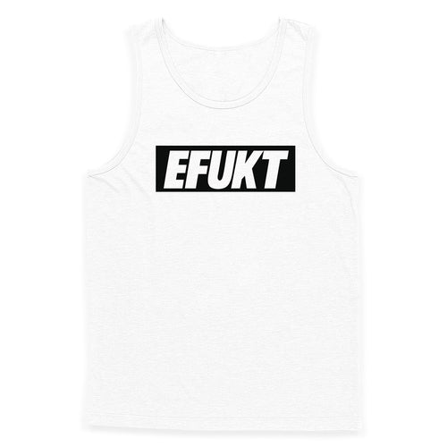 Black EFUKT Logo Tank Top