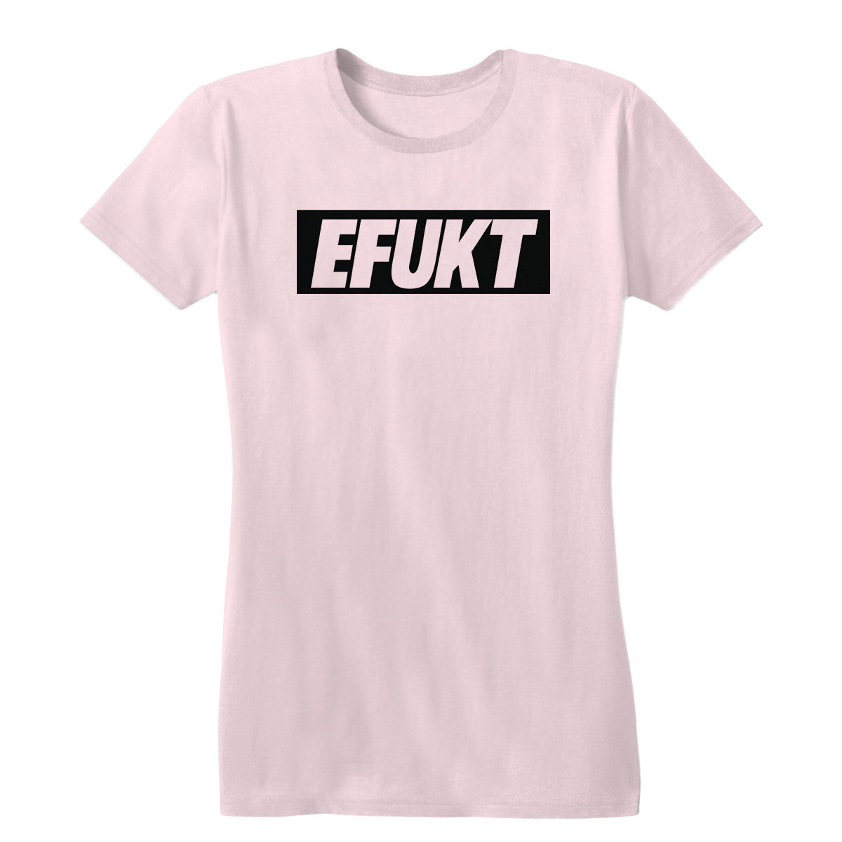 Black EFUKT Logo Women's Tee