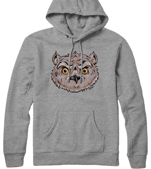 Owl Head Hooded Sweatshirt