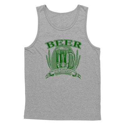 Beer, Cause and Solution Tank Top
