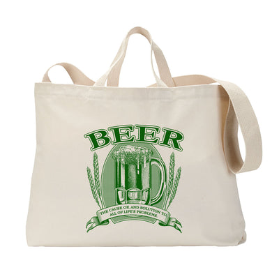 Beer, Cause and Solution Tote Bag