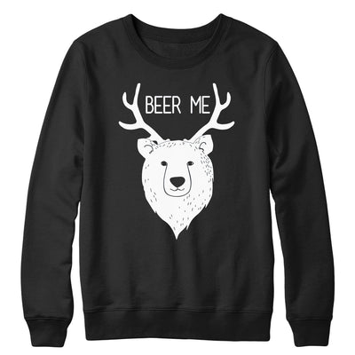 Bear + Deer = Beer Me Crewneck