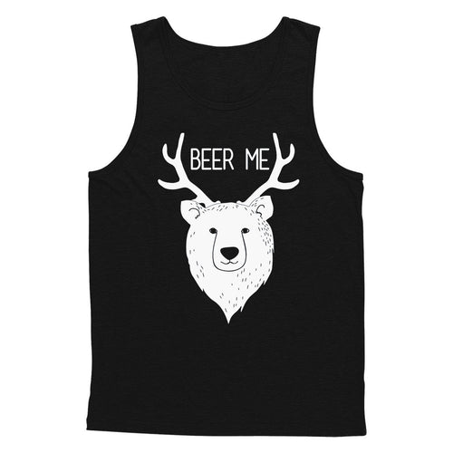 Bear + Deer = Beer Me Tank Top