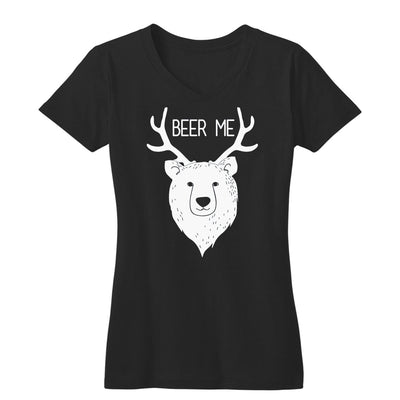 Bear + Deer = Beer Me Women's V