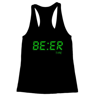 Digital Beer Time Women's Racerback Tank