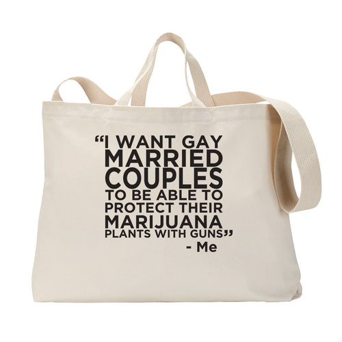 Gay Marry Jane Guns Tote Bag