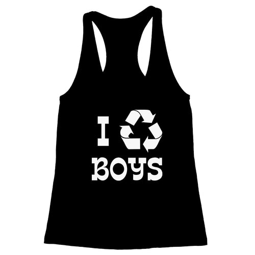I Recycle Boys Women's Racerback Tank