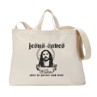 Jesus Saves Tote Bag
