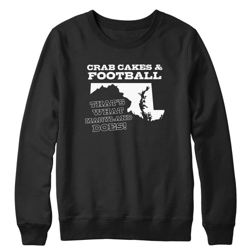 Crab Cakes & Football Crewneck