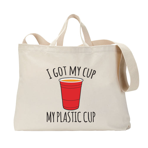 Plastic Cup Tote Bag