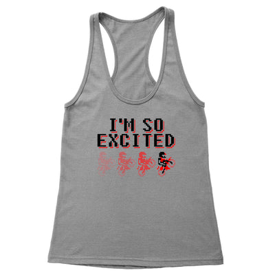 So Excited Women's Racerback Tank