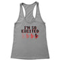So Excited Women's Racerback Tank