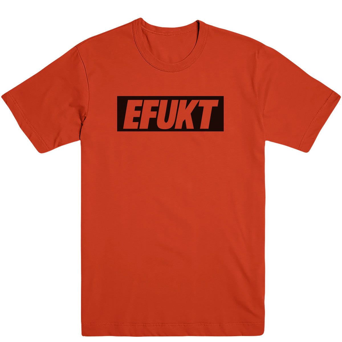 Black EFUKT Logo Tee