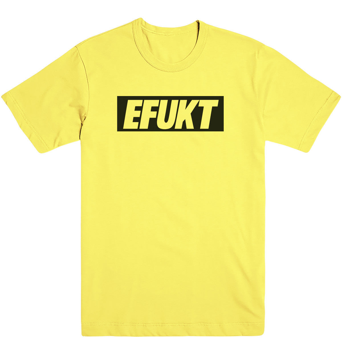 Black EFUKT Logo Tee