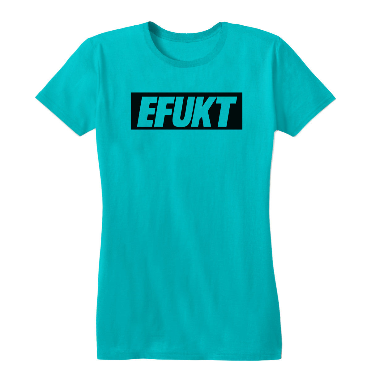 Black EFUKT Logo Women's Tee