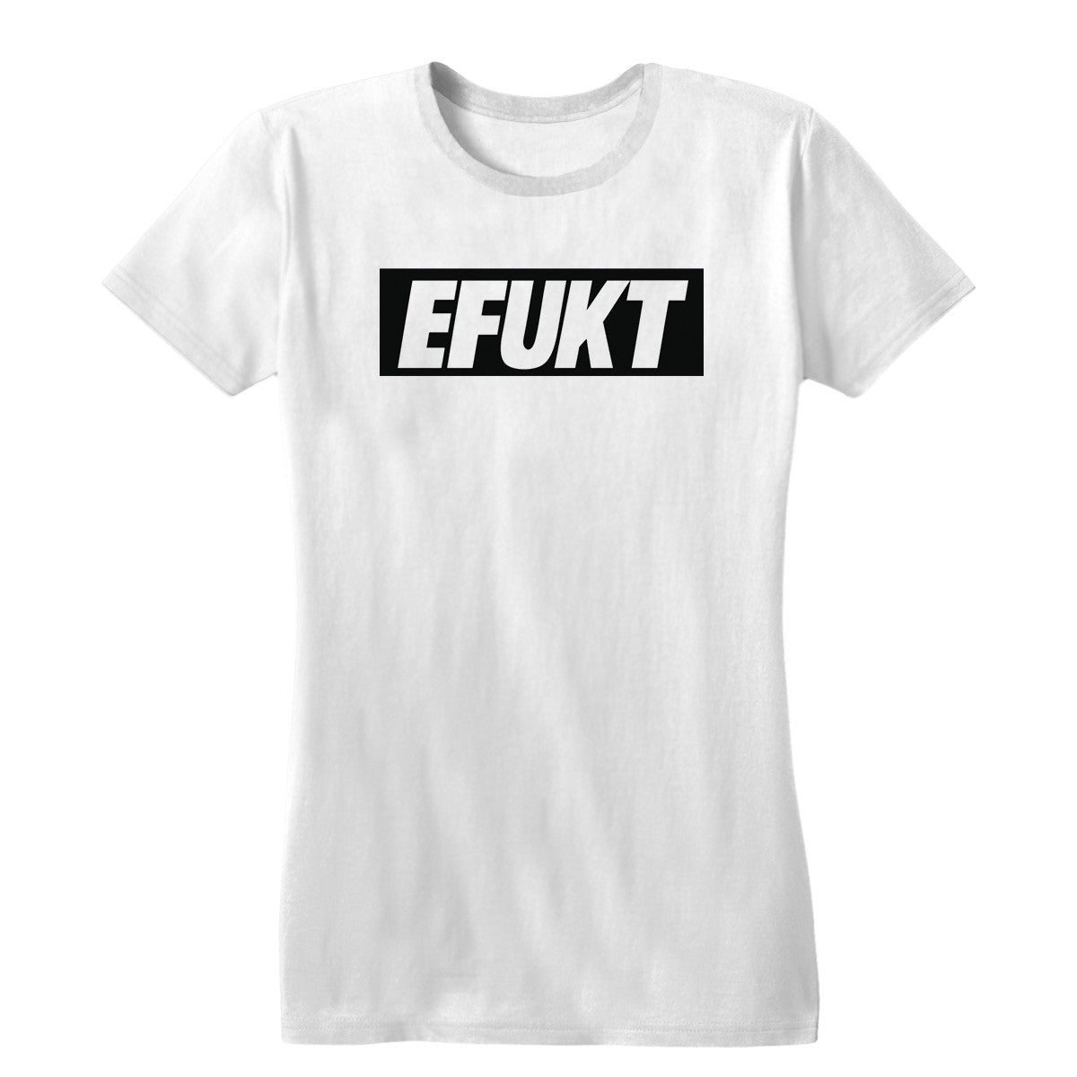 Black EFUKT Logo Women's Tee