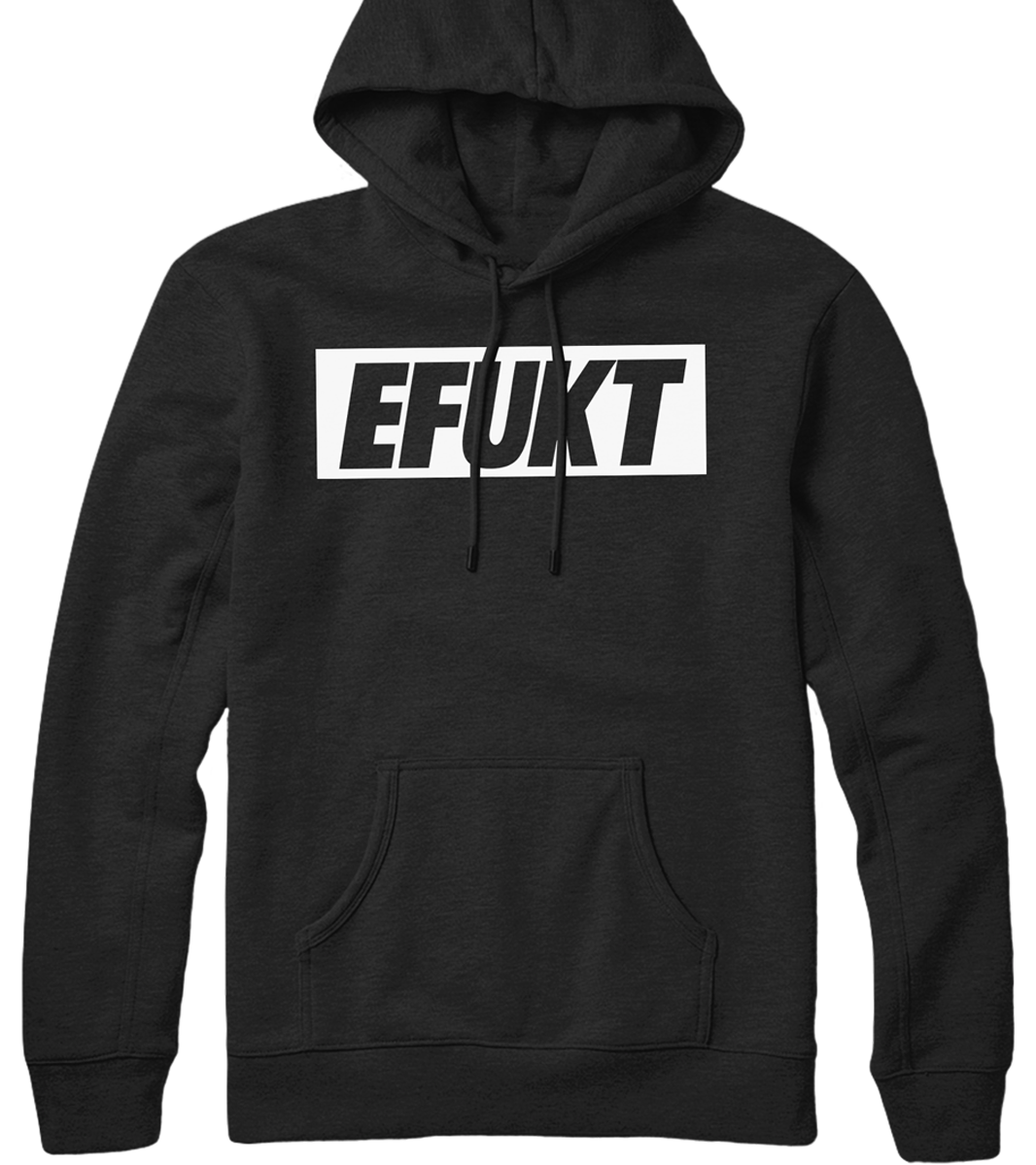 White Logo Hooded Sweatshirt