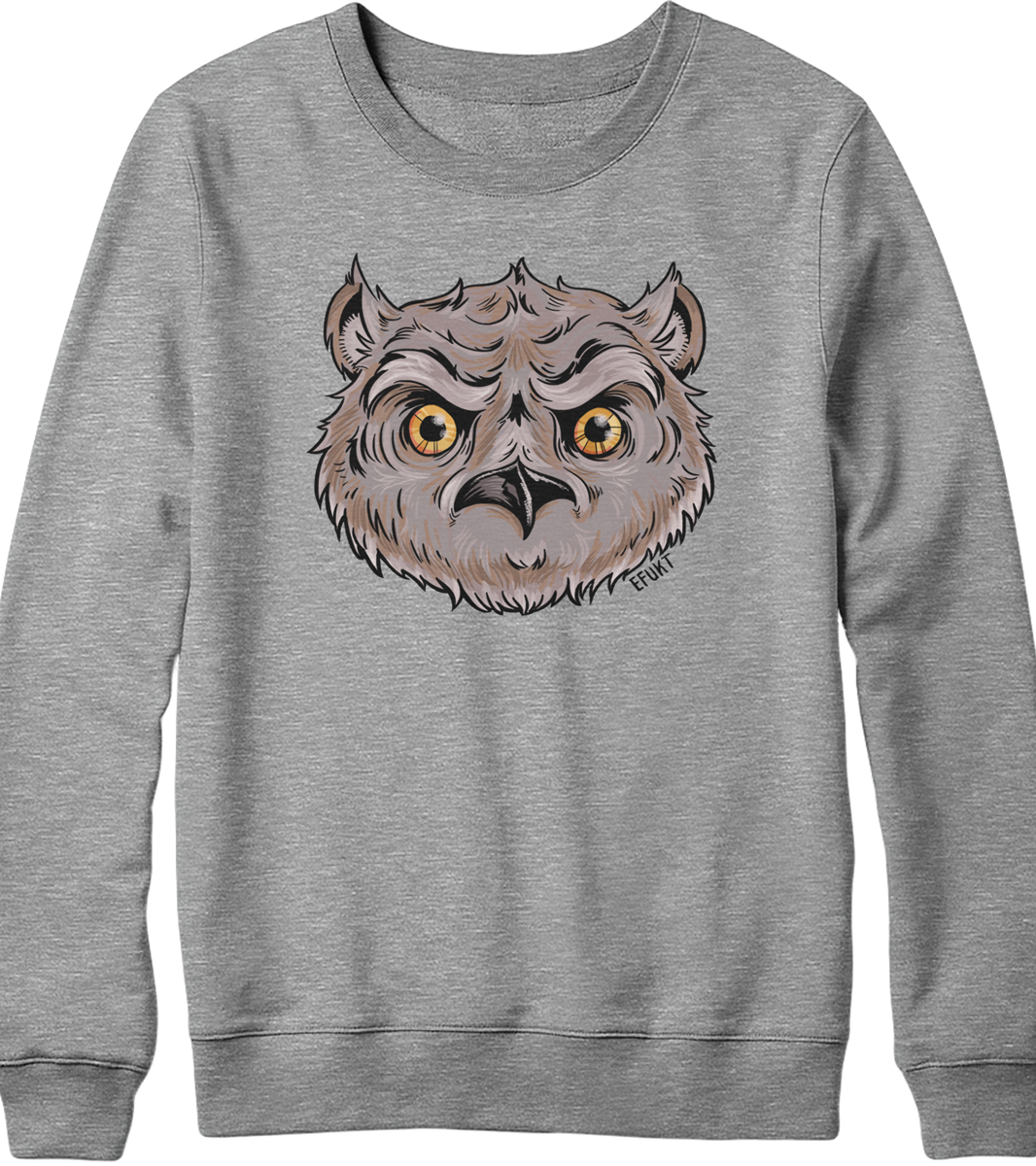 Owl Head Crewneck Sweatshirt