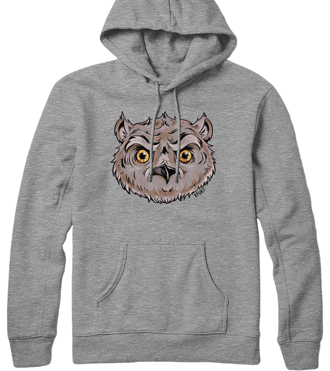 Owl Head Hooded Sweatshirt