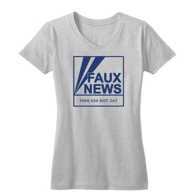 Faux News Women's V
