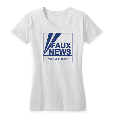 Faux News Women's V