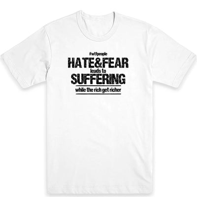 Hate&Fear Leads to Suffering Men's Tee