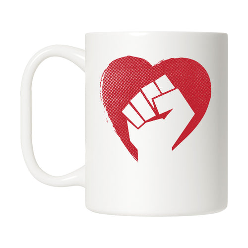 Hearts and Fists Mug