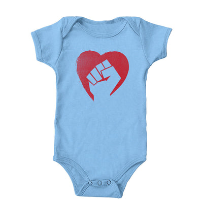 Hearts and Fists Onesie