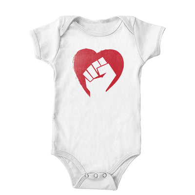 Hearts and Fists Onesie
