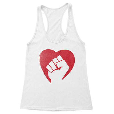 Hearts and Fists Women's Racerback Tank